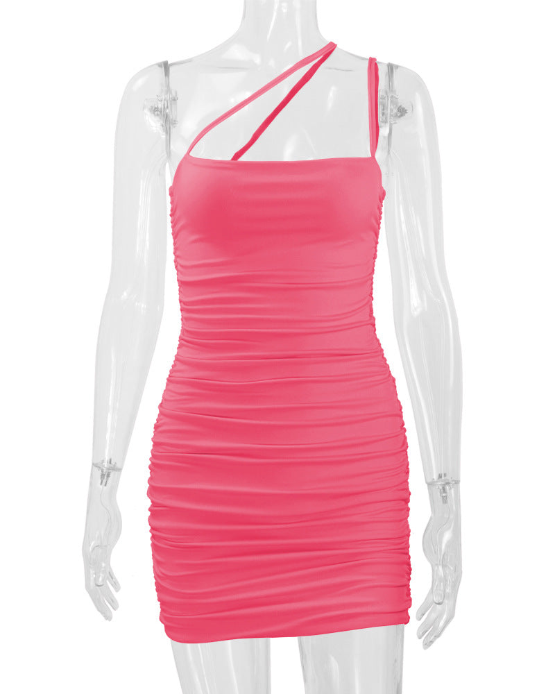 flowersverse Women's Nightclub Sexy Straps Bodycon Dress