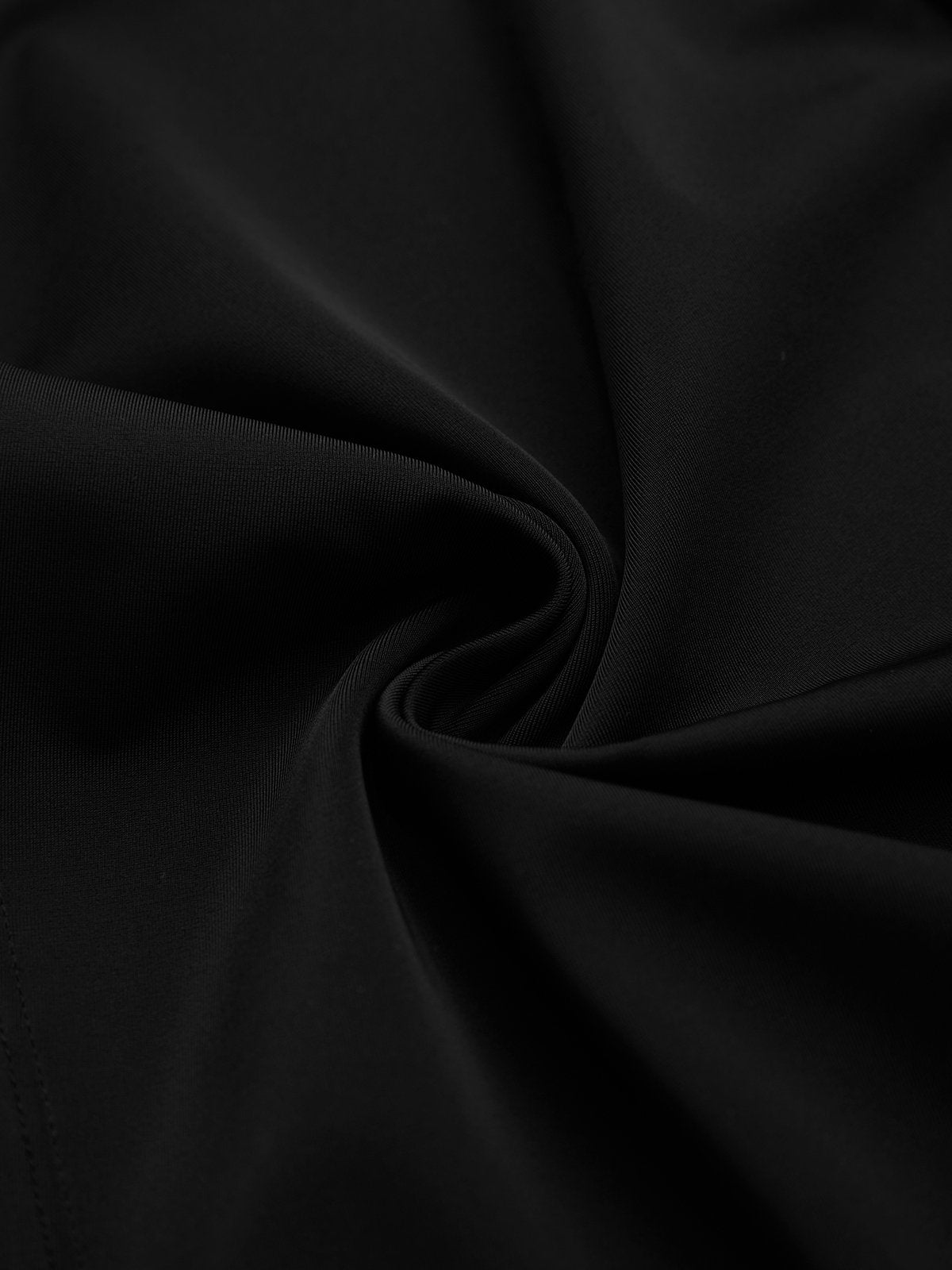 flowersverse Simple Plain Drawstring V neck Tankinis Two-Piece Set