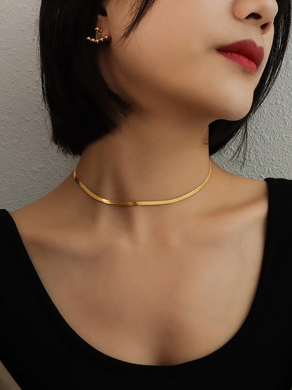 flowersverse Simple Urban Alloy 37CM Necklaces Accessories