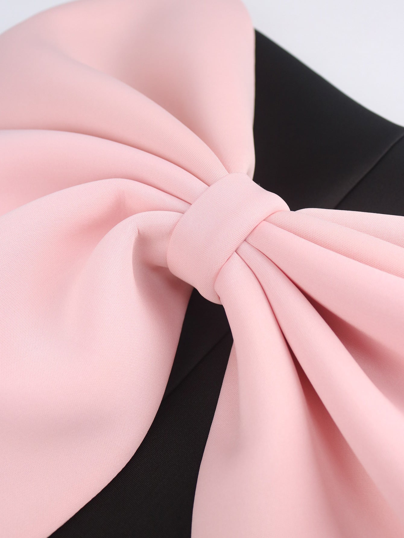 flowersverse Sexy Strapless Contrast Bow Bodycon Formal Party Dress Dress Elegant Dress