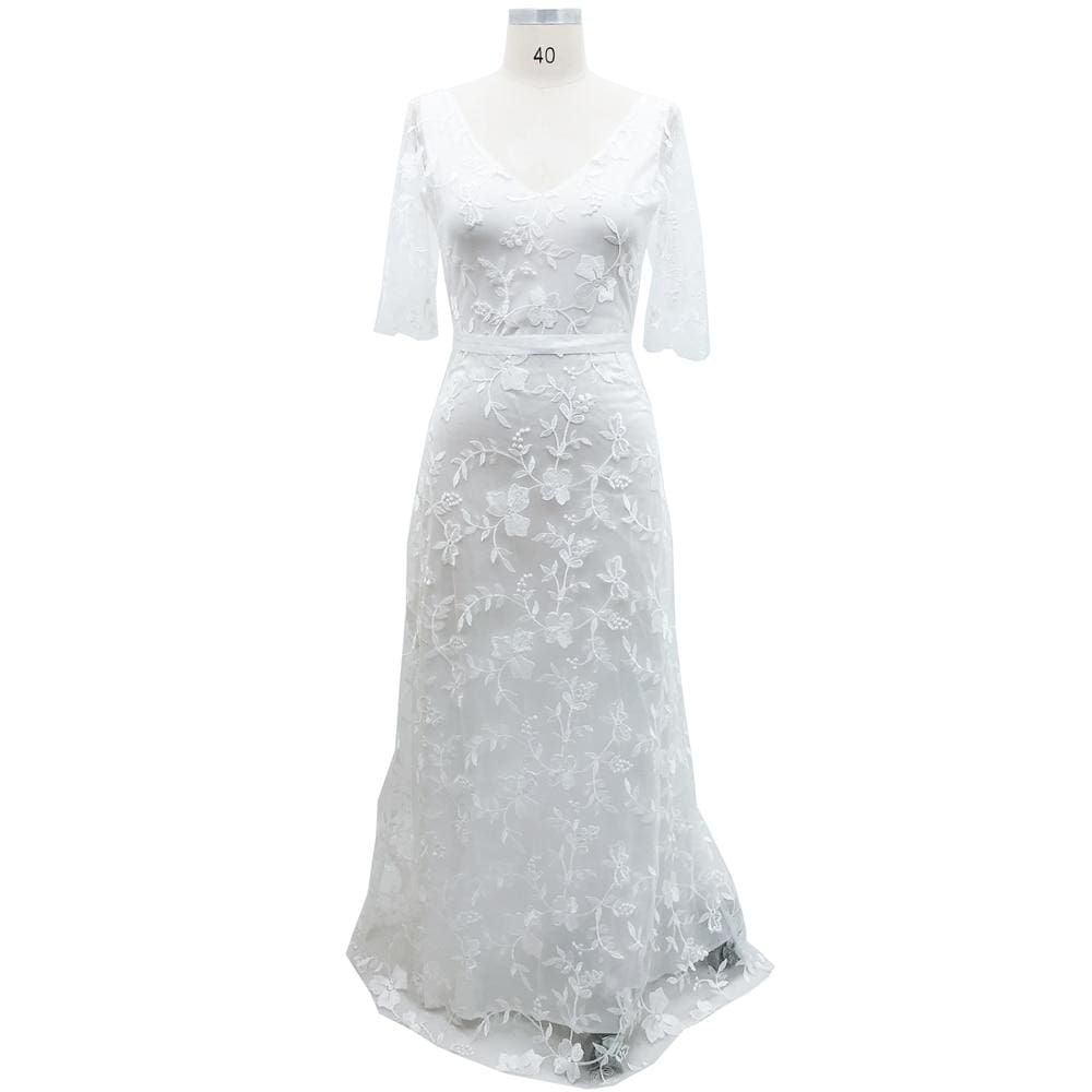 flowersverse Ball Gown Maxi Dress Women's Evening Formal Party Lace Maxi Dress