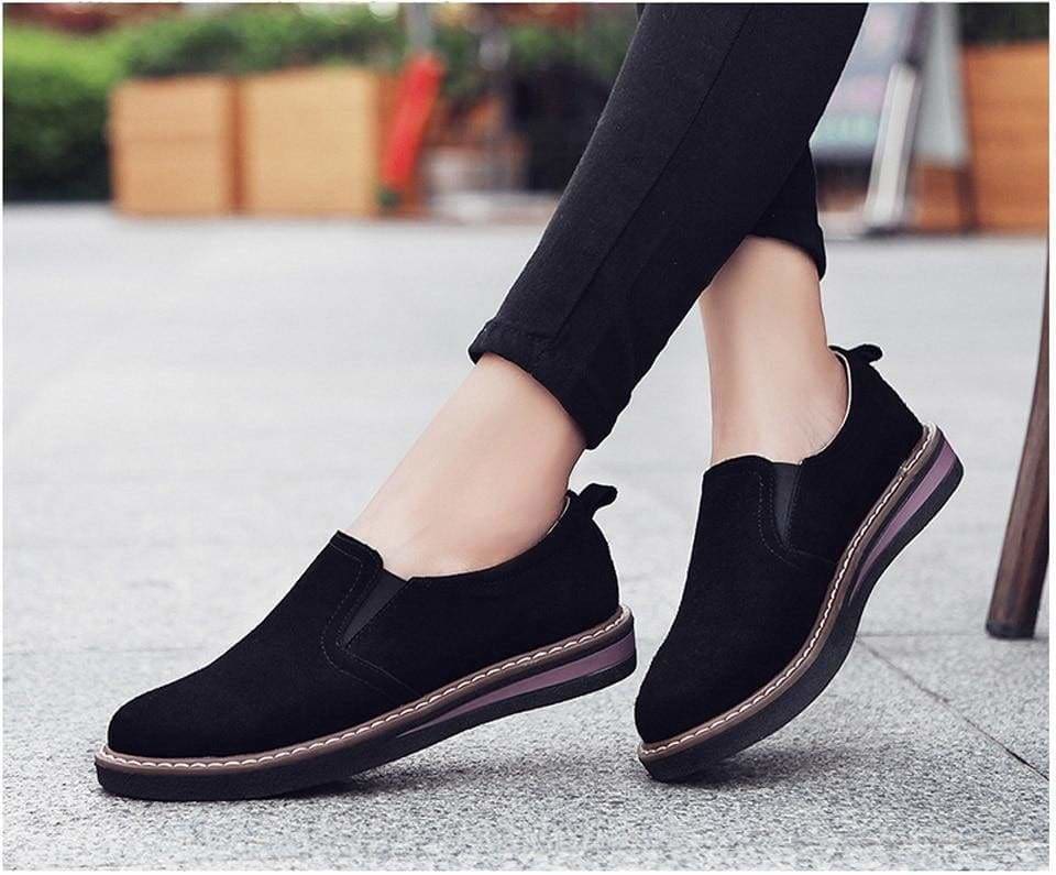 flowersverse Women Moccasins Women's Flats Genuine leather Loafer Shoes