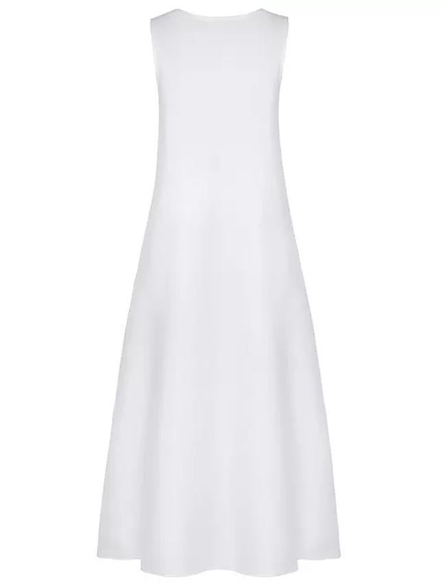 flowersverse Women's A-Line Dress Maxi long Dress - Sleeveless Color Block Patchwork Summer Plus Size Casual Holiday Vacation White Red Khaki Dusty Blue S M L XL XXL XXXL XXXXL XXXXXL