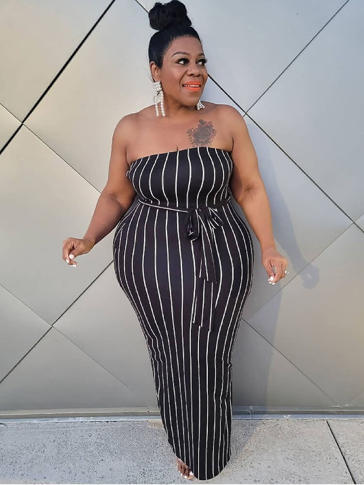 flowersverse Plus Size Two Piece Rainbow Open Front Cardigan Dresses Sets