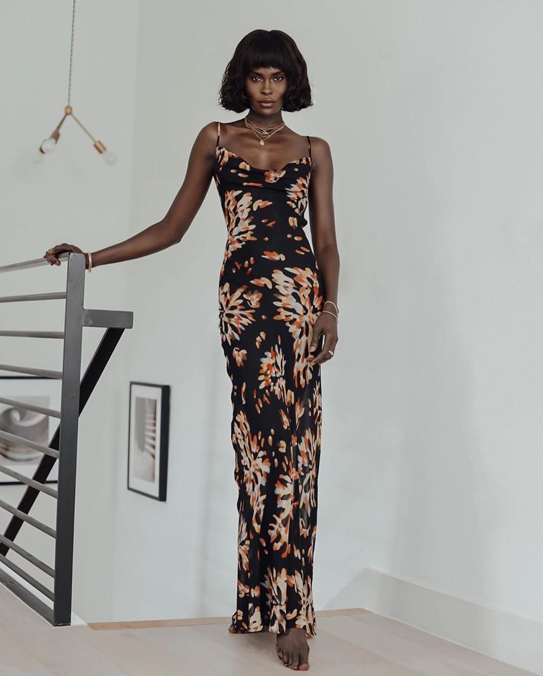 flowersverse Graduation Party dress Fashionkova Spaghetti Strap Women's Slip Dress Floral Print Sexy Backless Maxi Dresses Party Club Beach Long Dress Fall