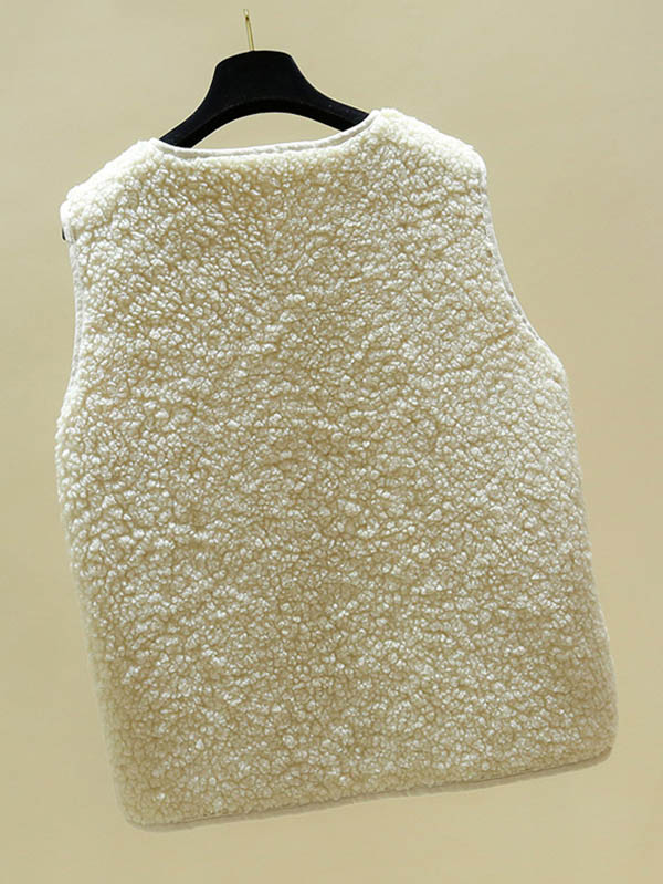 flowersverse Loose Warm Lambswool Vest