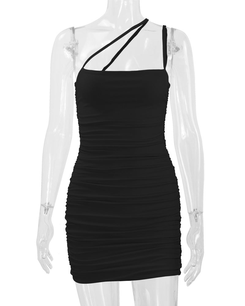 flowersverse Women's Nightclub Sexy Straps Bodycon Dress