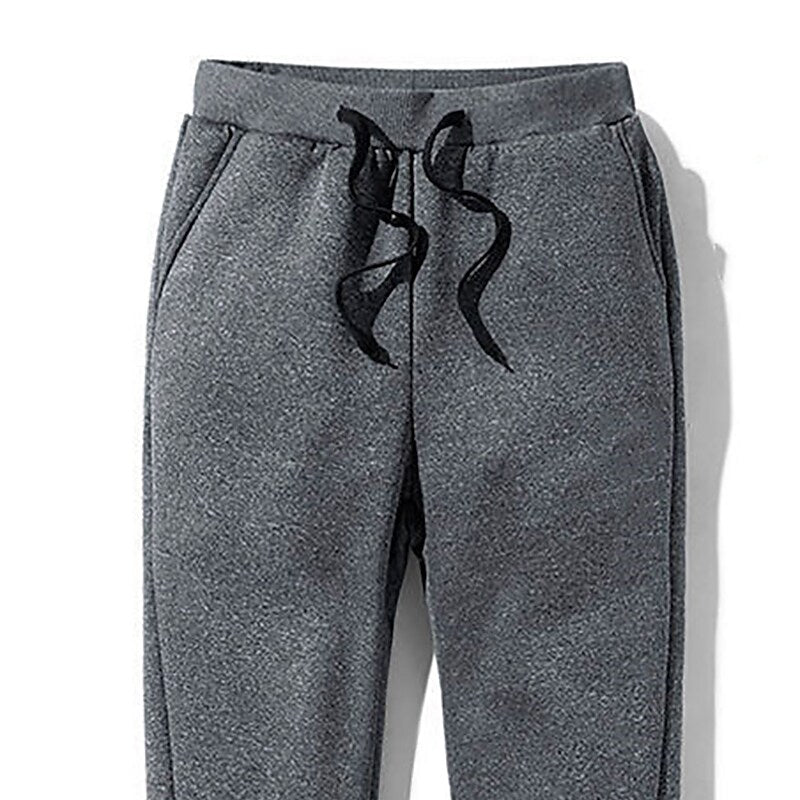 flowersverse Women‘s Plus Size Winter Loungewear Bottom Nighty Pure Color Fashion Comfort Plush Home Street Airport Fleece Warm Long Pant Pant Pocket Elastic Waist Spring Fall Dark Gray Black