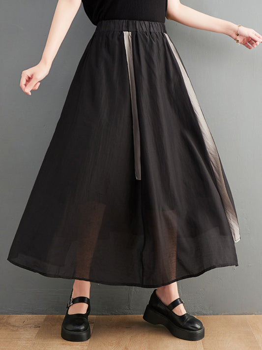 flowersverse Original Simple Casual Loose Solid Color Cross Blouse