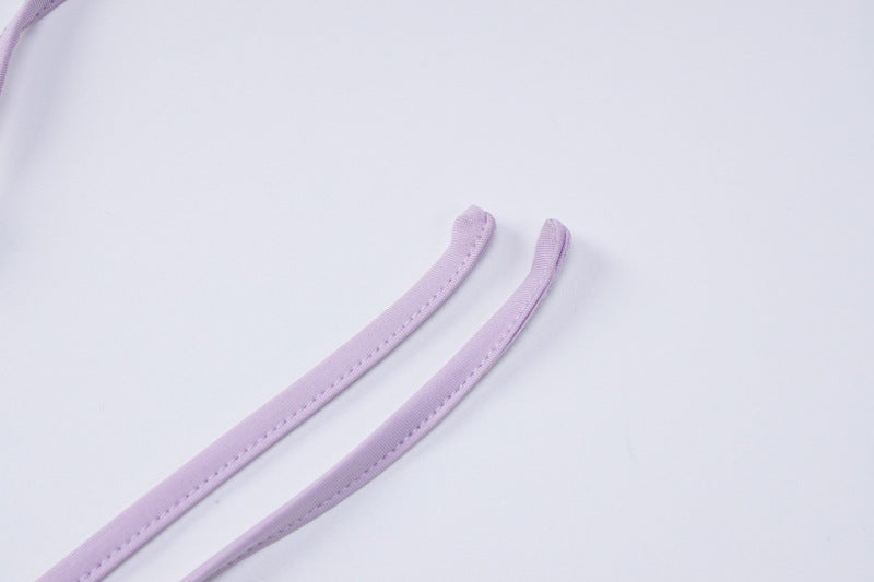 flowersverse Women Summer Sexy Backless Ruched Tie Bodycon Dress