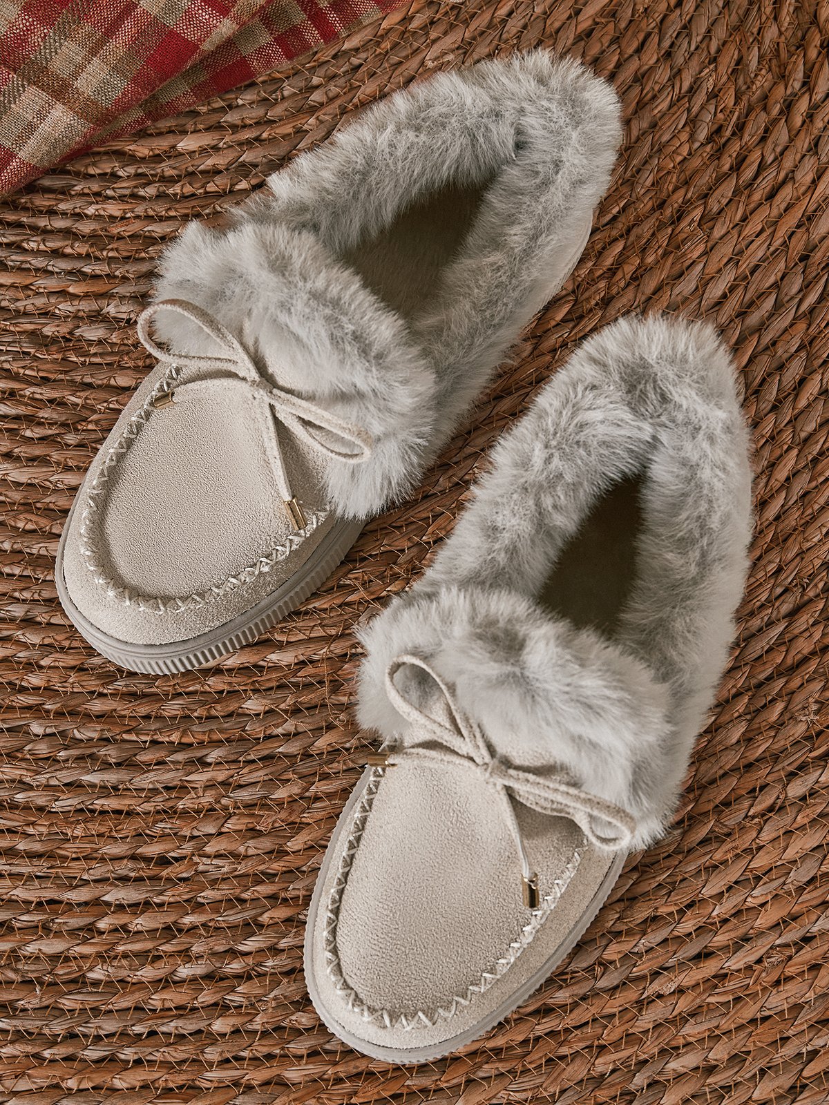 flowersverse Winter Warm Daily Flat Heel Closed Toe Boots
