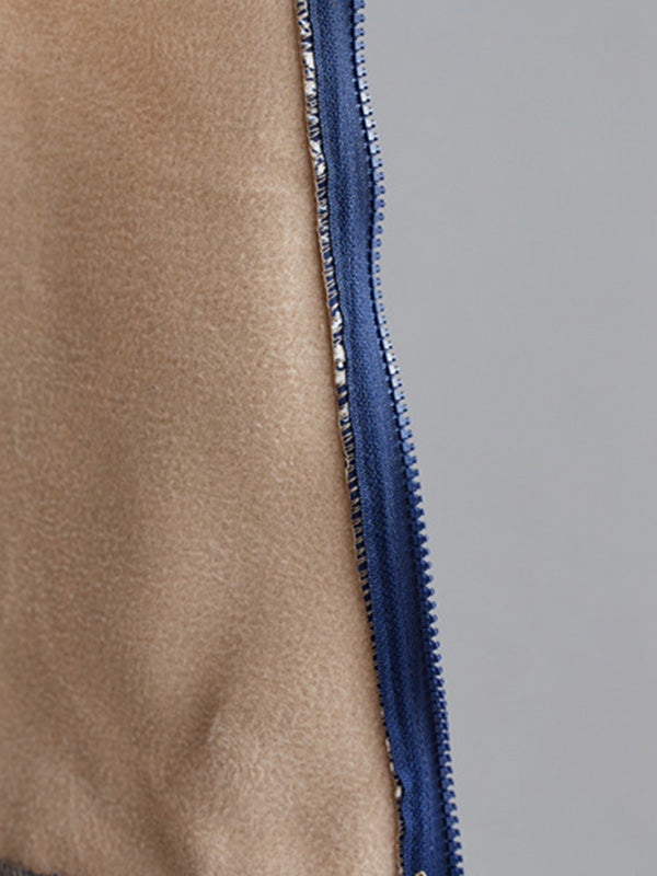 flowersverse Vintage Ramie Cotton Printing Outerwear&Coat