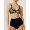 flowersverse Reversible Floral Print Bikini Set