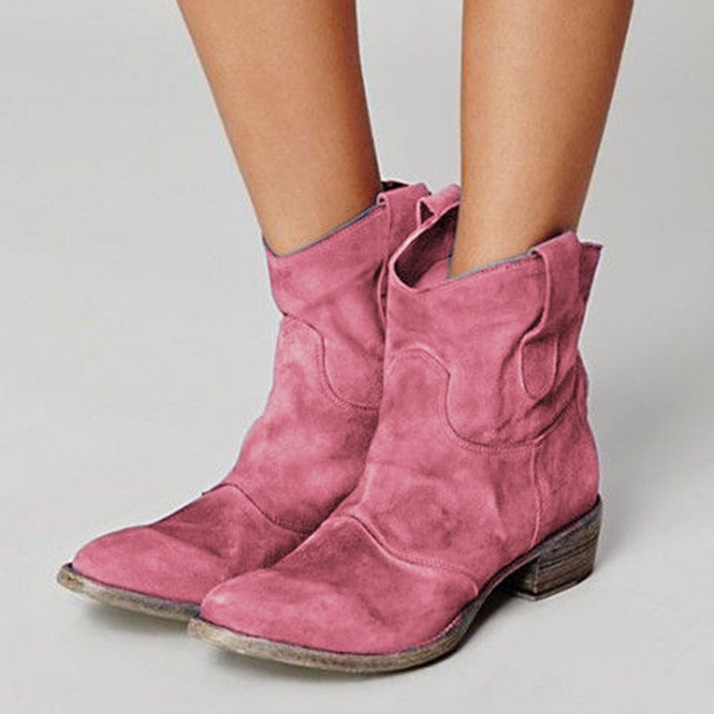 flowersverse Daily Flat Heel Spring Boots