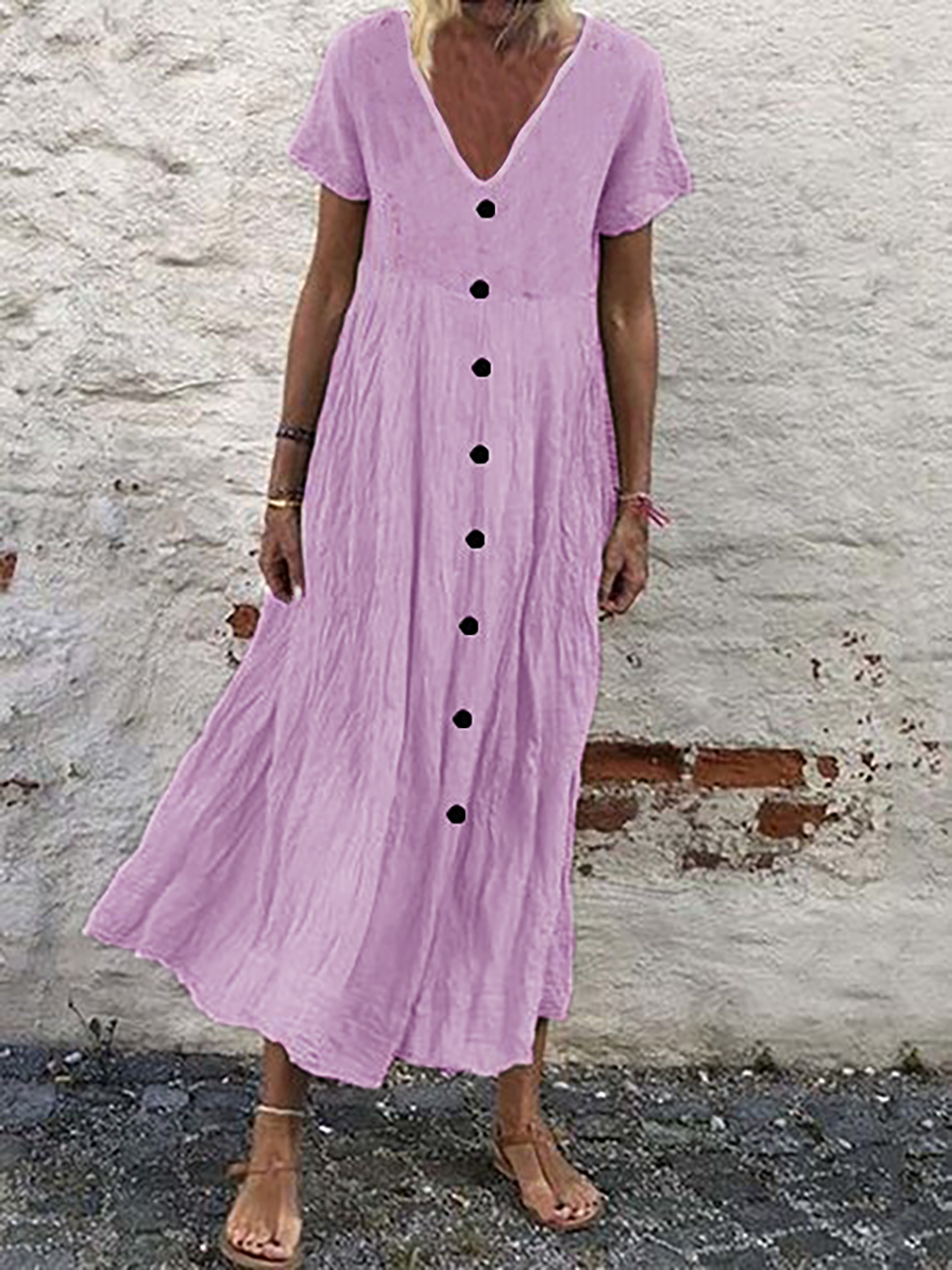 flowersverse Casual Long Maxi Dress