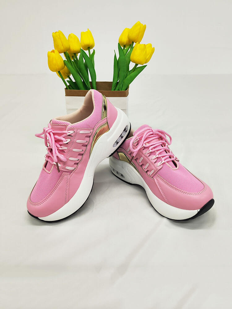 flowersverse Patchwork Mesh Breathable Soprt Sneakers