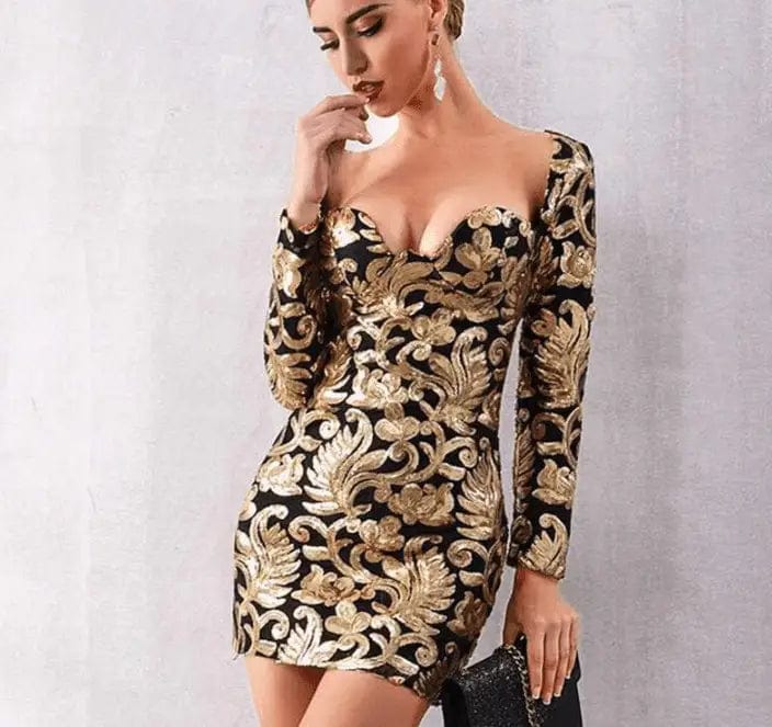 flowersverse Royalty Standards Bodycon Dress