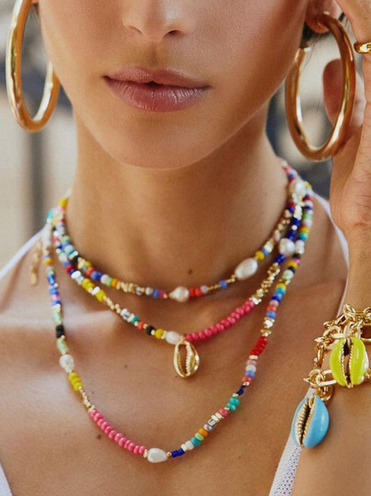 flowersverse Bohemia Irregularity Adjustable Necklaces Accessories