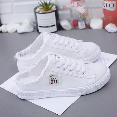 flowersverse Canvas Lace-Up Daily Summer Sneakers