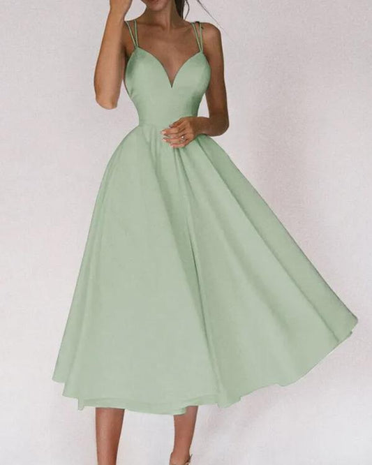 flowersverse Slip Swing A Line Party Dress