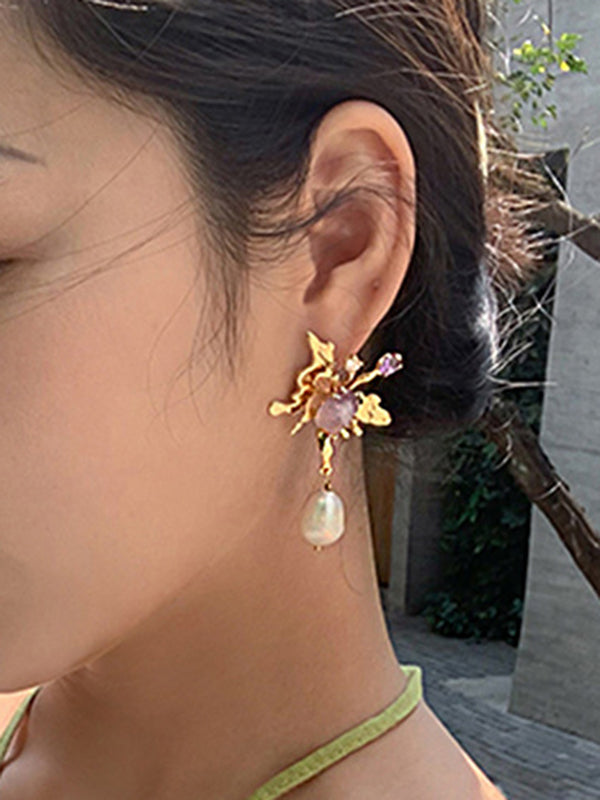 flowersverse Irregularity Earrings Accessories