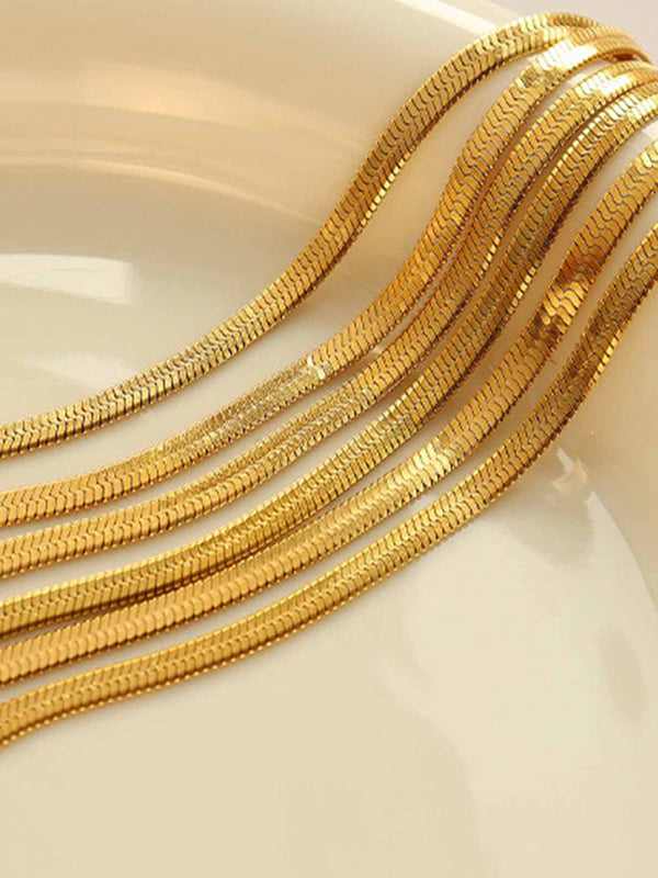 flowersverse Simple Urban Alloy 37CM Necklaces Accessories