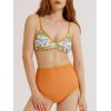 flowersverse Reversible Floral Print Bikini Set