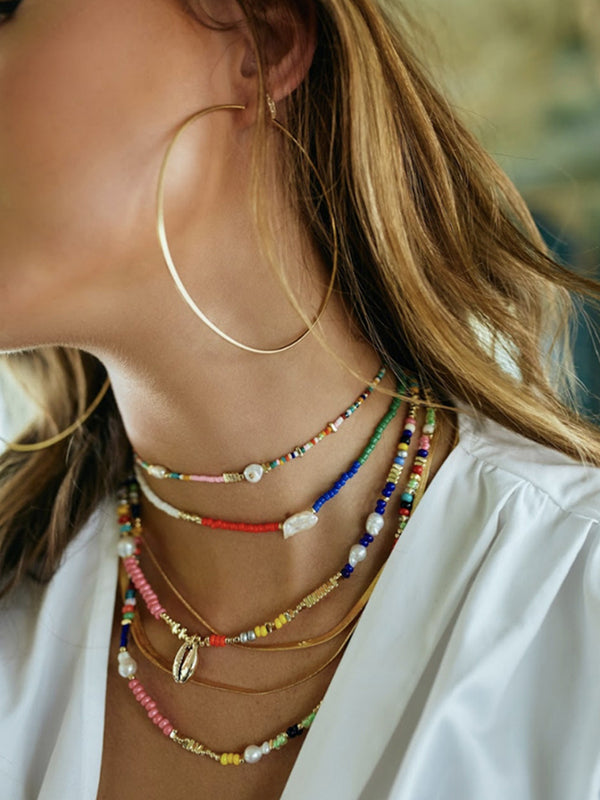 flowersverse Bohemia Irregularity Adjustable Necklaces Accessories