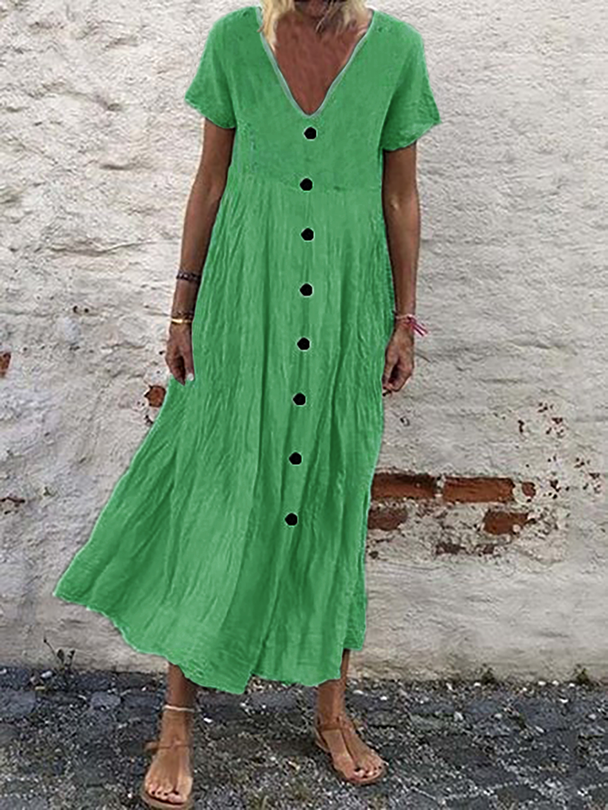 flowersverse Casual Long Maxi Dress