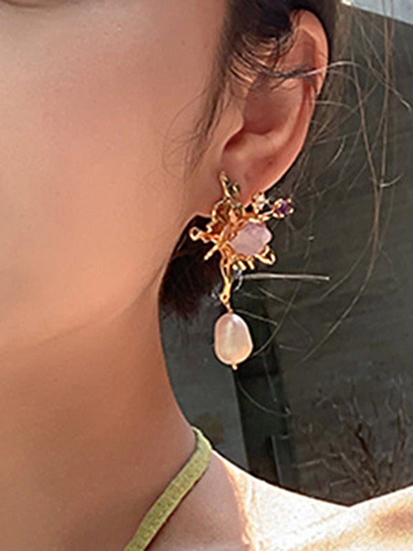 flowersverse Irregularity Earrings Accessories