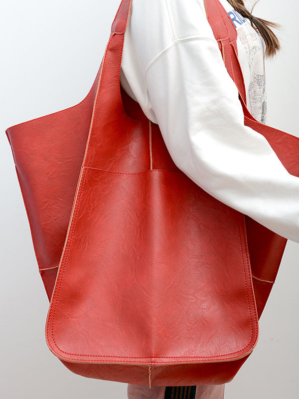 flowersverse Split-Joint Tote Bags Handbags