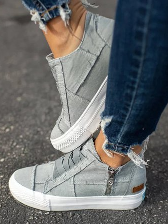 flowersverse Women Low Heel All Season Sneakers