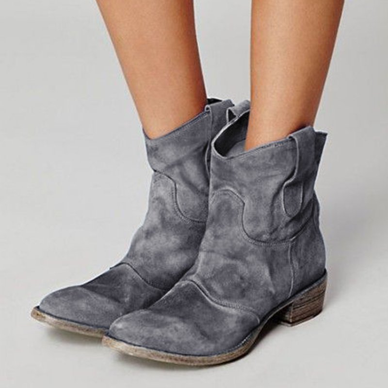 flowersverse Daily Flat Heel Spring Boots