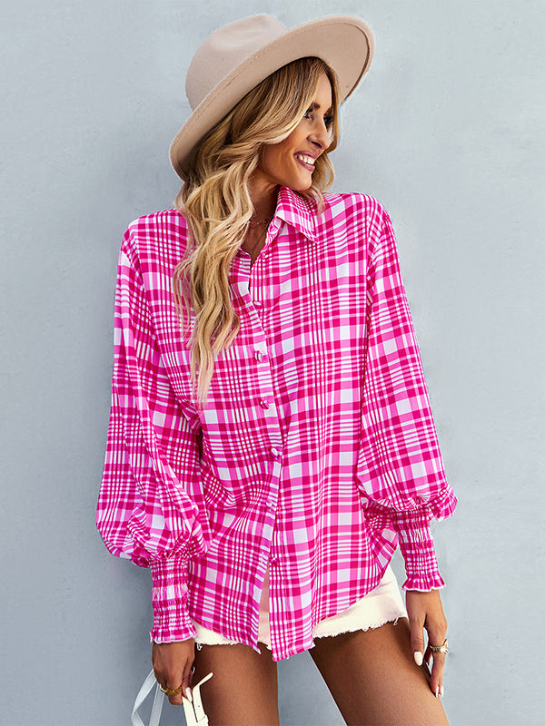 flowersverse Casual Loose Floral Blouses&Shirts Tops