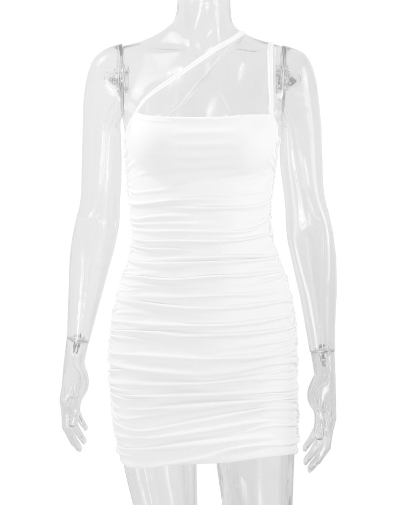 flowersverse Women's Nightclub Sexy Straps Bodycon Dress