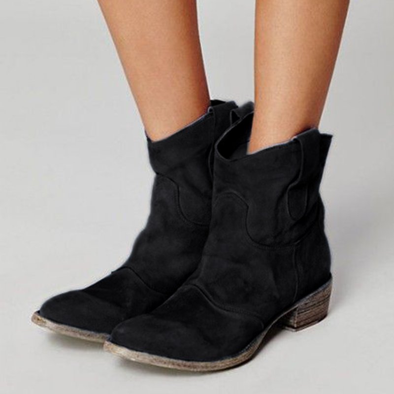 flowersverse Daily Flat Heel Spring Boots