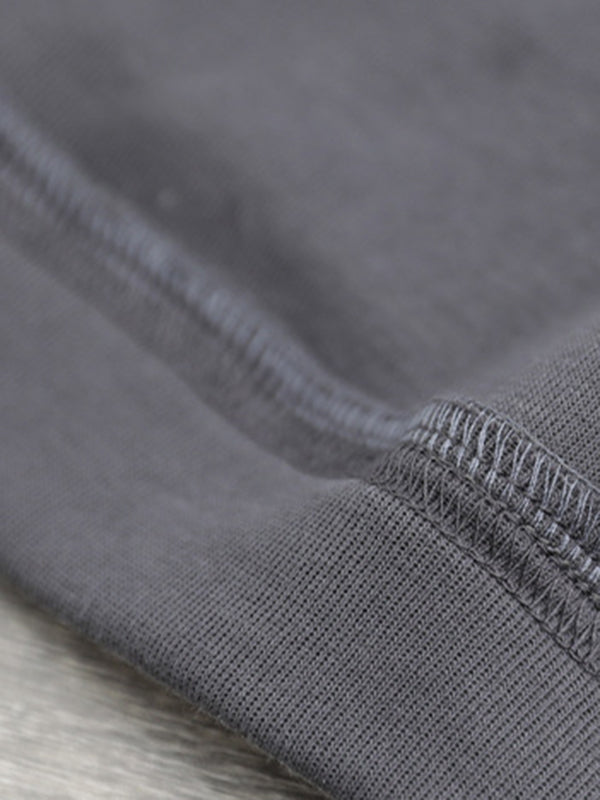 flowersverse Drawstring Printed Long Sleeves Loose Hoodies Tops