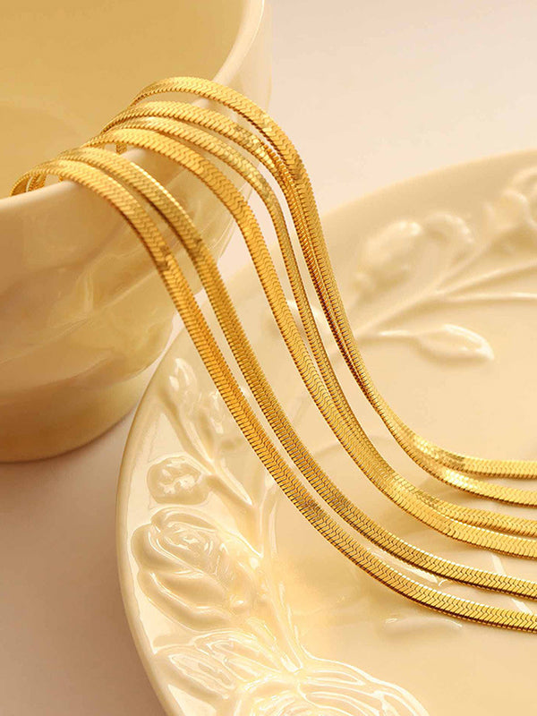 flowersverse Simple Urban Alloy 37CM Necklaces Accessories