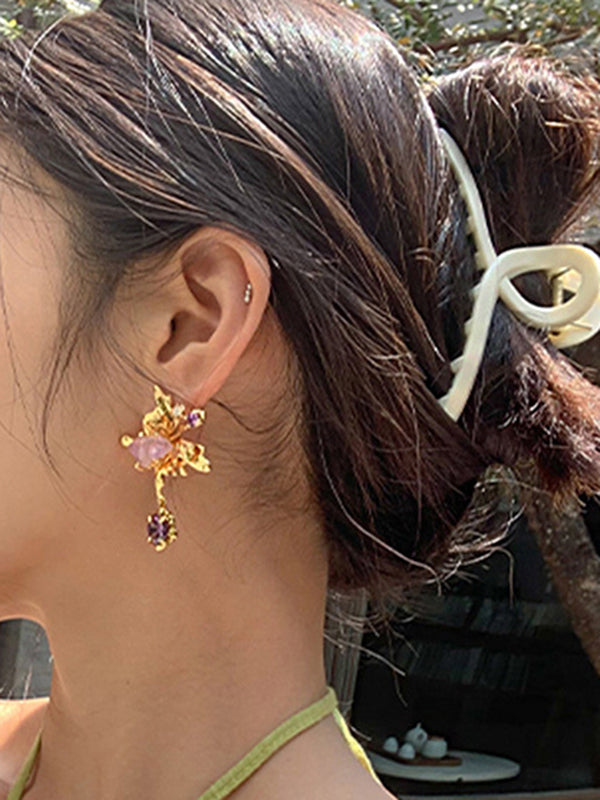 flowersverse Irregularity Earrings Accessories