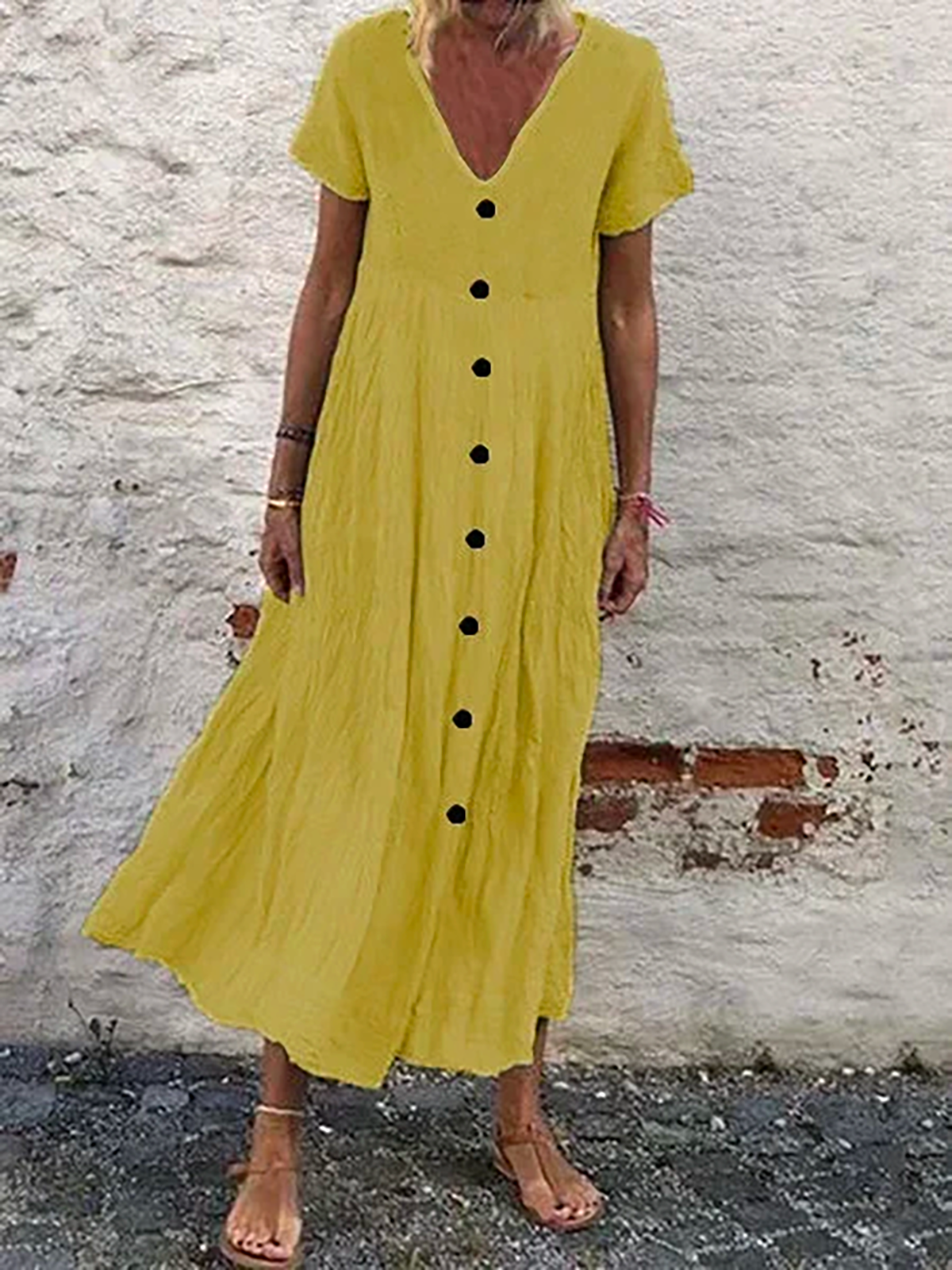 flowersverse Casual Long Maxi Dress