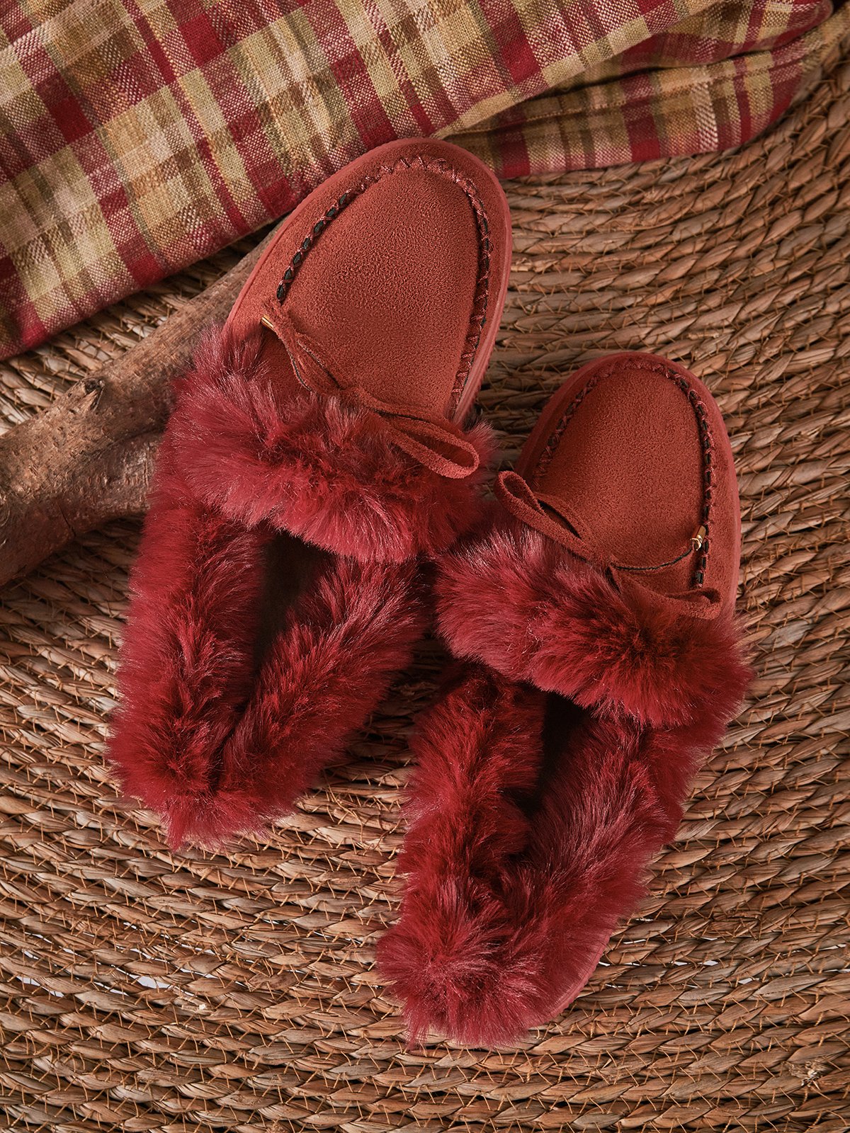 flowersverse Winter Warm Daily Flat Heel Closed Toe Boots
