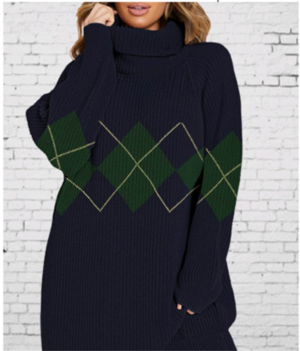 flowersverse Autumn Winter Women's Sweater Pullover Loose Knitted Sweater Fashion Oversized Pullovers Ladies Winter Pullovers Tops