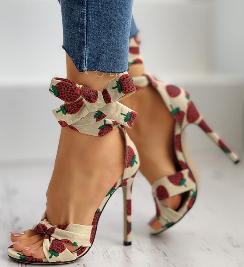 flowersverse Back to College women High Heels Pumps Sandals New shoes woman Fashion Summer Ladies Increased women shoes Peep Toe shoes Pumps