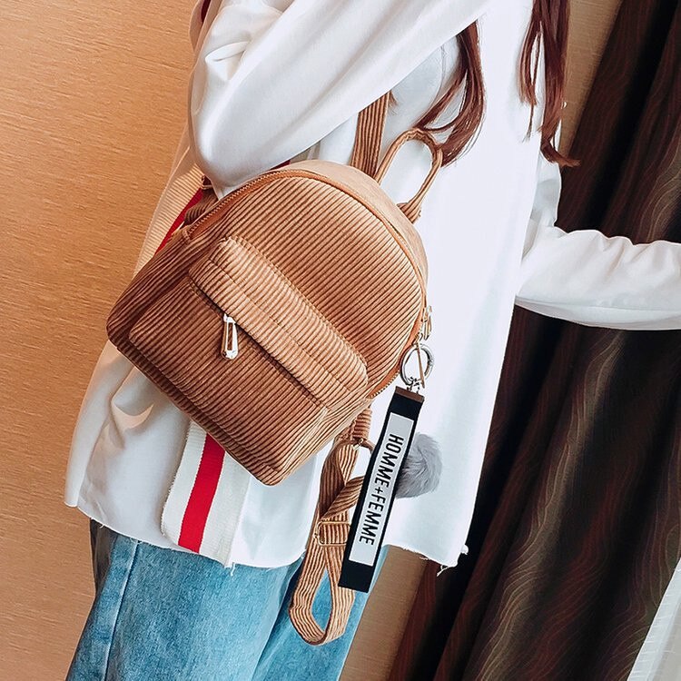flowersverse Back to school Cute Velvet Backpack For Teenagers Children Mini Back Pack Kawaii Girls Kids Small Backpacks Female Packbags Fur Ball School Bag