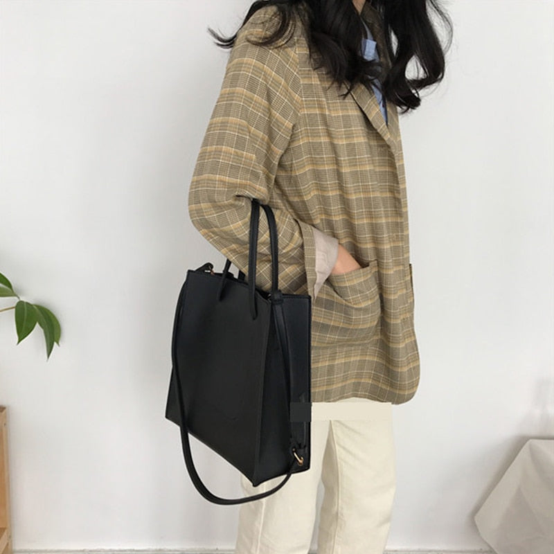 flowersverse Bags Shopper Tote Women Shoulder Bag Ladies Large Capacity Pocket Pu Leather Fashion Women's Composite Bags Travel Handbags
