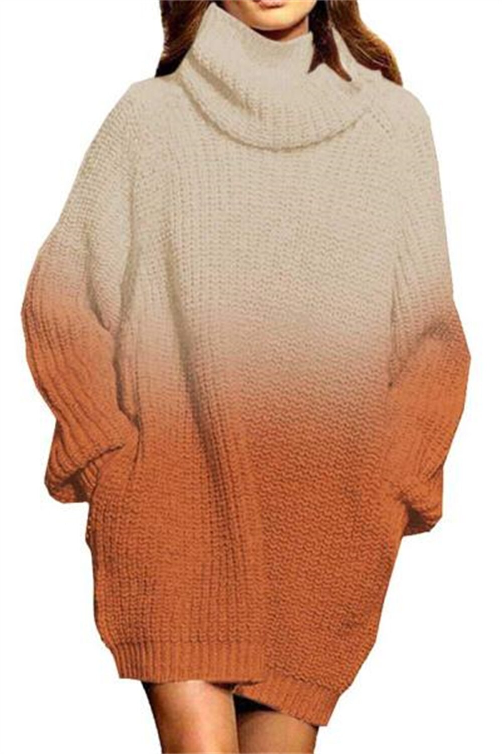 flowersverse Autumn Winter Women's Sweater Pullover Loose Knitted Sweater Fashion Oversized Pullovers Ladies Winter Pullovers Tops