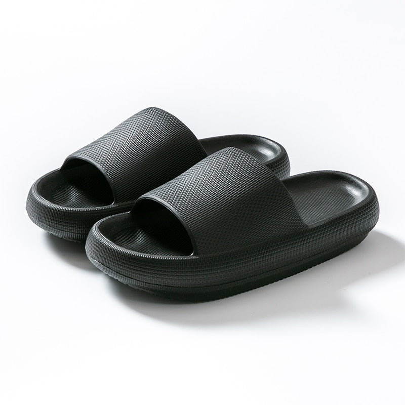 flowersverse Women Men Summer Fashion Slippers Slide Sandals Beach High Heels Shower Thick Soft Sole Ladies Boys Girls Bathroom Shoes