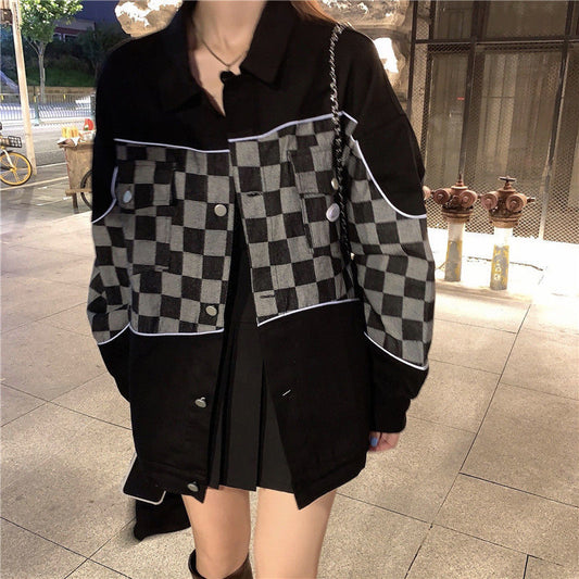 flowersverse Basic Jackets Women Loose S-4XL Spring Trendy New Arrival Casual All-Match Young Ladies Popular Daily Streetwear Ulzzang Chic BF