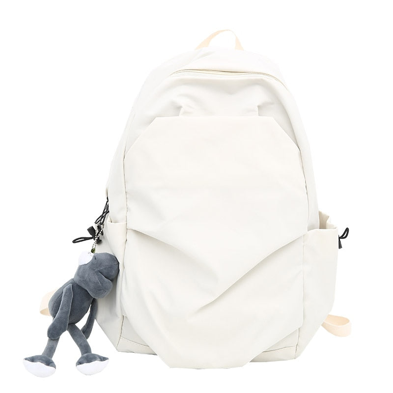 flowersverse Back to school backpack Man Student Bookbags Large Capacity Travel Female Schoolbag Casual Shoulder Bag Waterproof Nylon