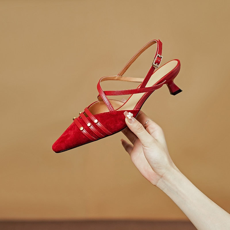 flowersverse new Women sandals natural leather 22-25cm kid suede+sheepskin+pigskin full leather square toe sandals women summer shoes